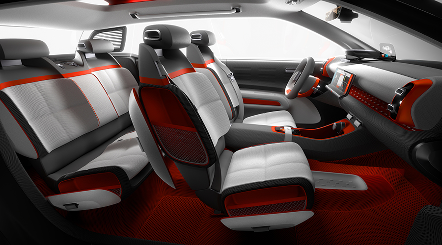 Interior do Citroën C-Aircross Concept