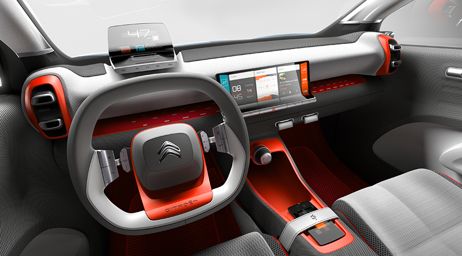 Habitáculo do Citroën C-Aircross Concept