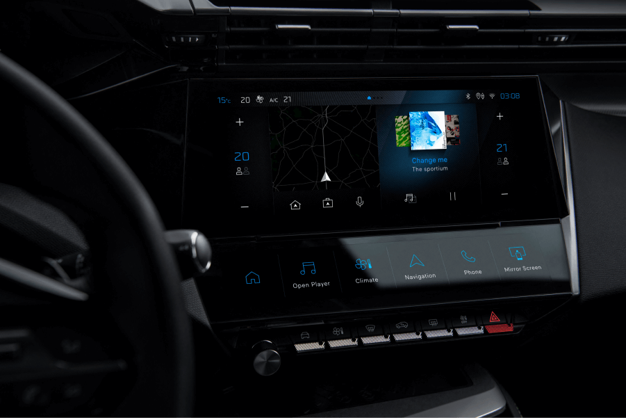 Tecnologias do novo Peugeot 308 2021