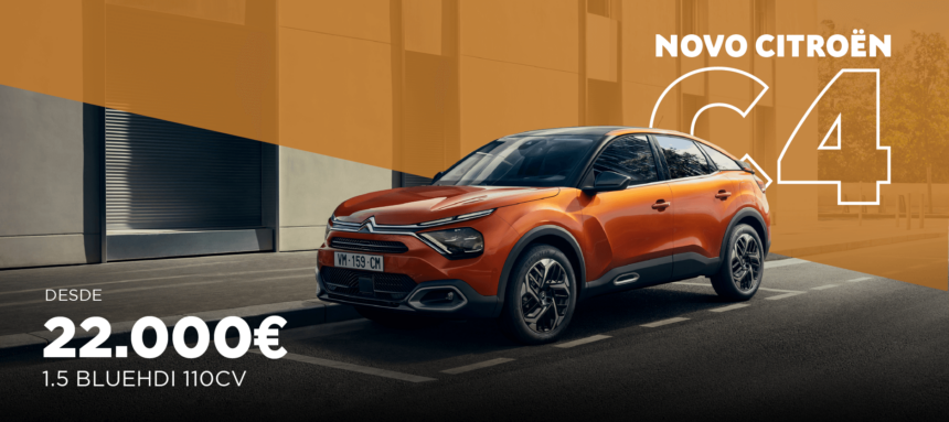 Novo Citroën C4 desde 22.000€
