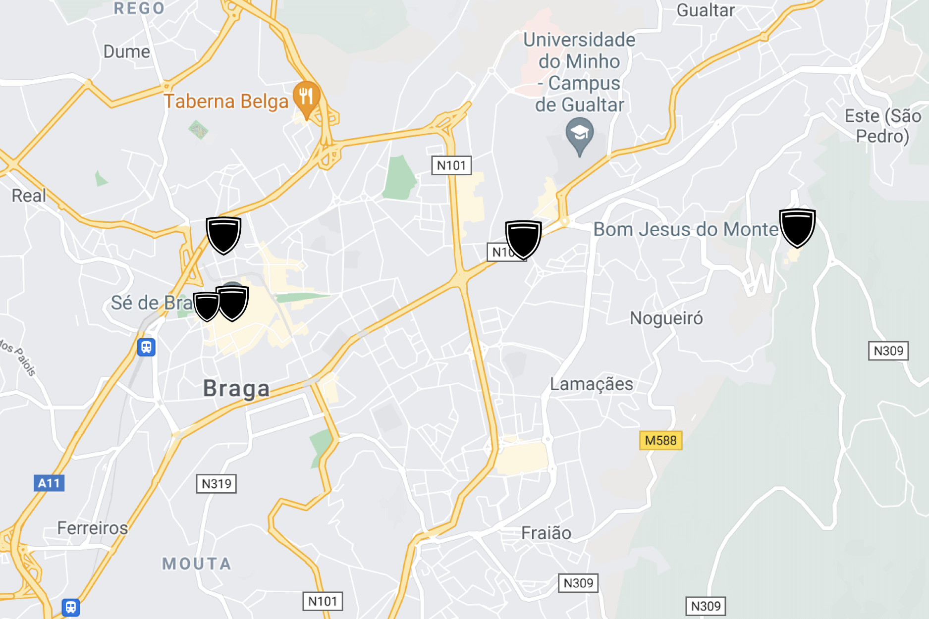Mapa RoadShow Peugeot