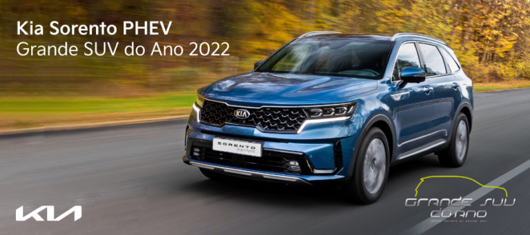 Kia Sorento PHEV eleito “Grande SUV do Ano” no “Troféu Volante de Cristal” 2022