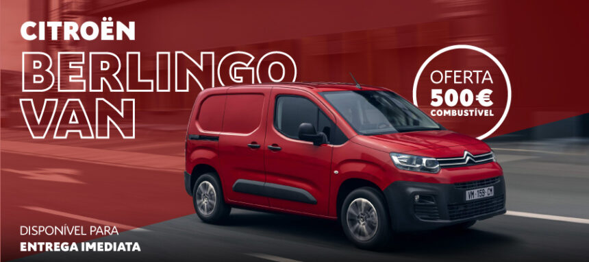 Citroën Berlingo Van com 500€ de combustivel
