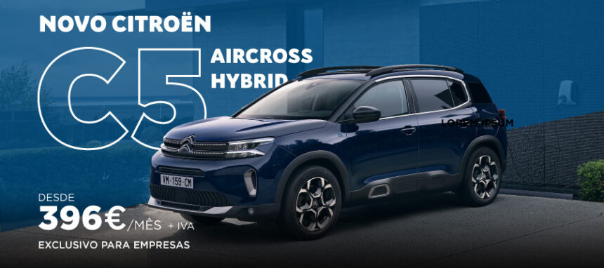 Citroën C5 Aircross Hybrid desde 396€/mês