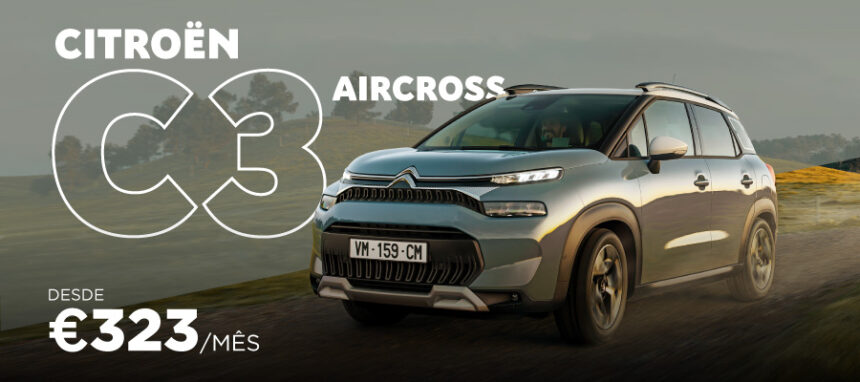 Citroën C3 Aircross desde 323€/mês