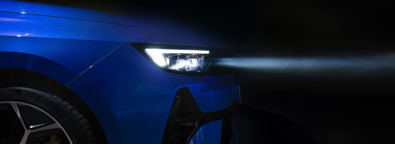 Assinatura luminosa do Opel Astra ST