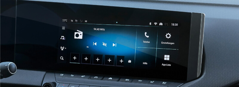 Ecrã tátil do Opel Astra ST Híbrido Plug-in