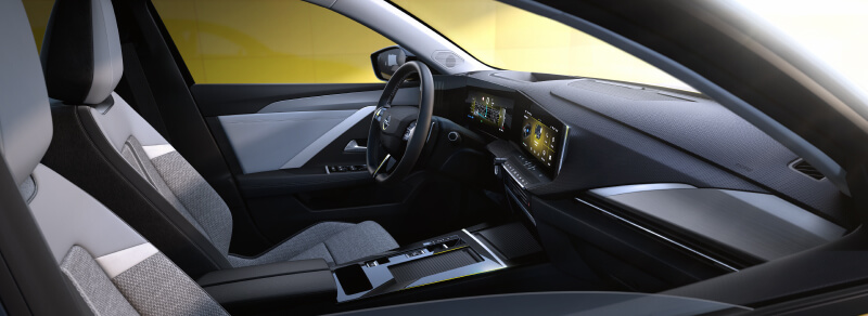 Interior do Opel Astra Híbrido Plug-in