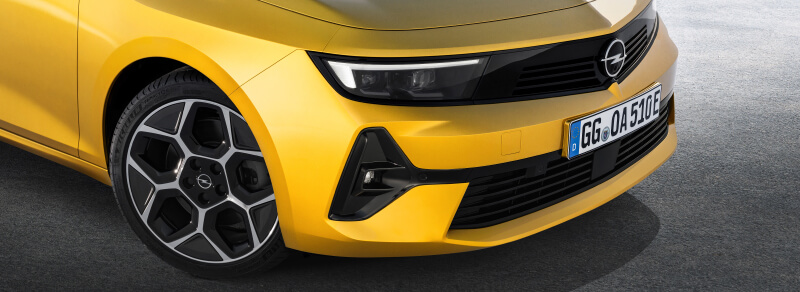 Pormenor do Opel Astra Híbrido Plug-in