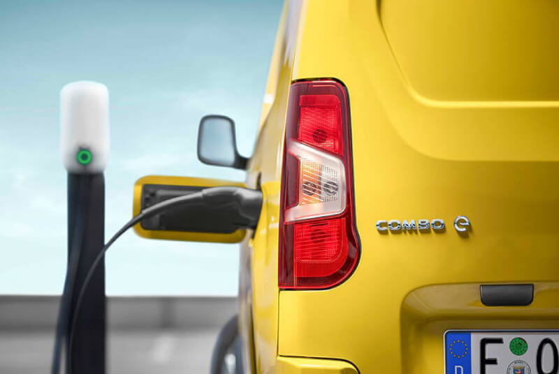Soluções de carregamento do Opel Combo-e Cargo