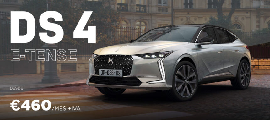 DS 4 E-tense desde 460€/mês + IVA