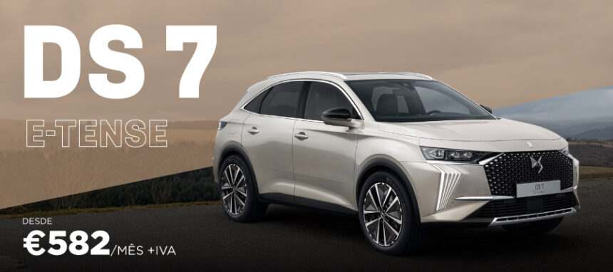DS 7 desde 582€/mês + IVA