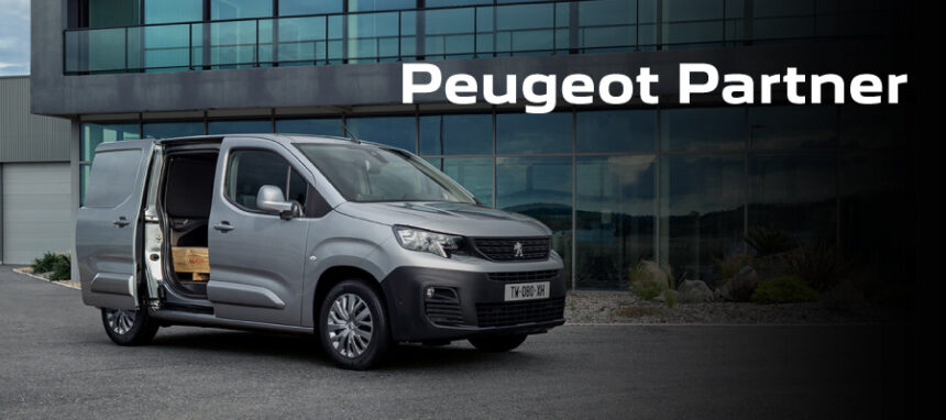 Peugeot Partner desde 255€/ mês + IVA