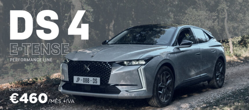 DS 4 E-TENSE Performance Line desde 460€ /mês + IVA