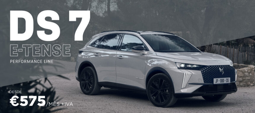 DS 7 E-TENSE Performance Line desde 575€/mês + IVA*