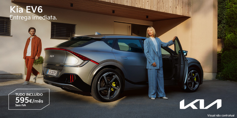Kia EV6 desde 46.244€ ou + 595€/mês + IVA