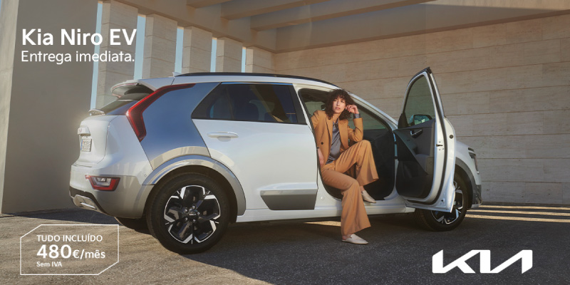 Kia Niro EV desde 33.731€ ou 480€/mês