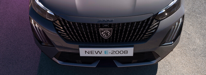 Grelha do Novo Peugeot e-2008 - 2023