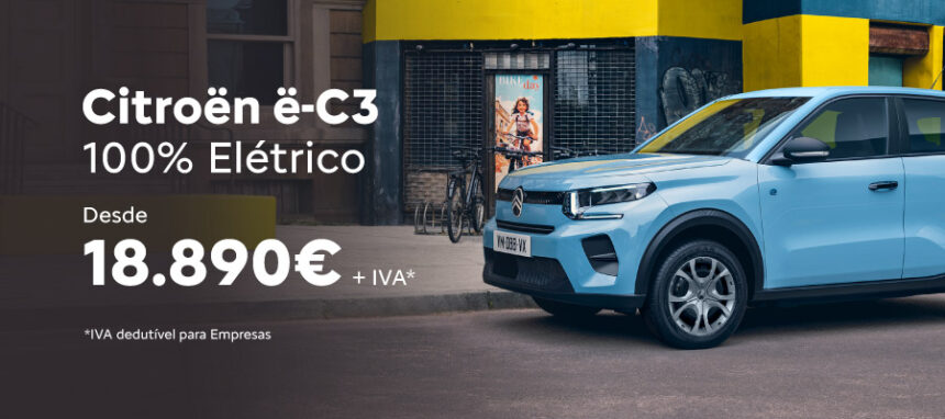 Novo Citroën ë-C3 desde 18.890€ + IVA