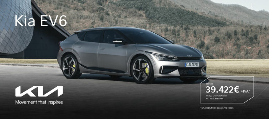 Novo Kia EV6 desde 39.422€ + IVA*