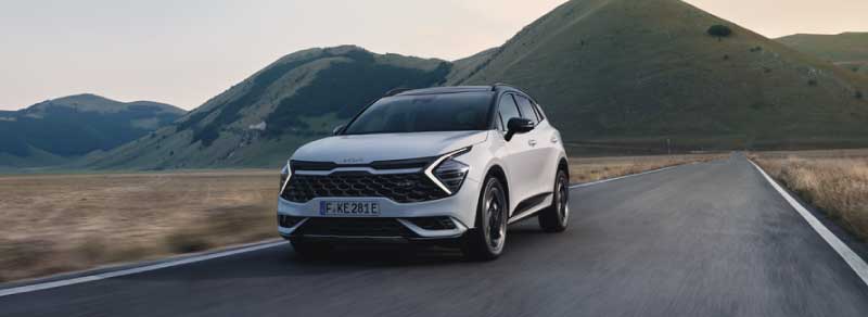 Frente do Novo Kia Sportage PHEV