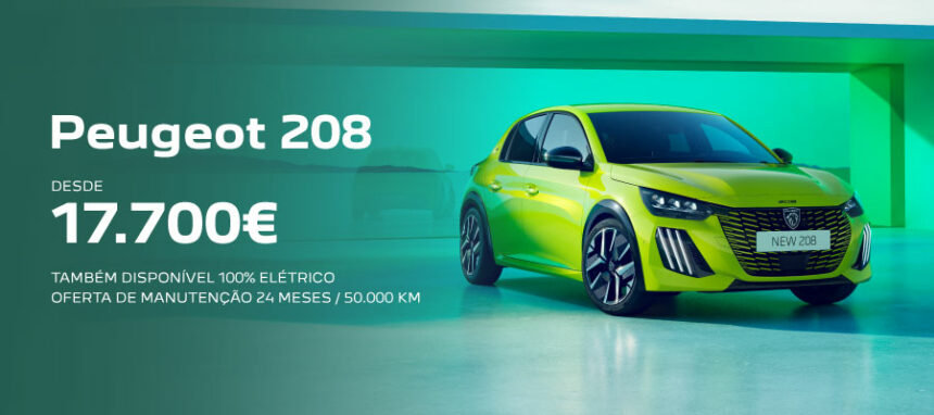 Novo Peugeot 208 desde 17.700€