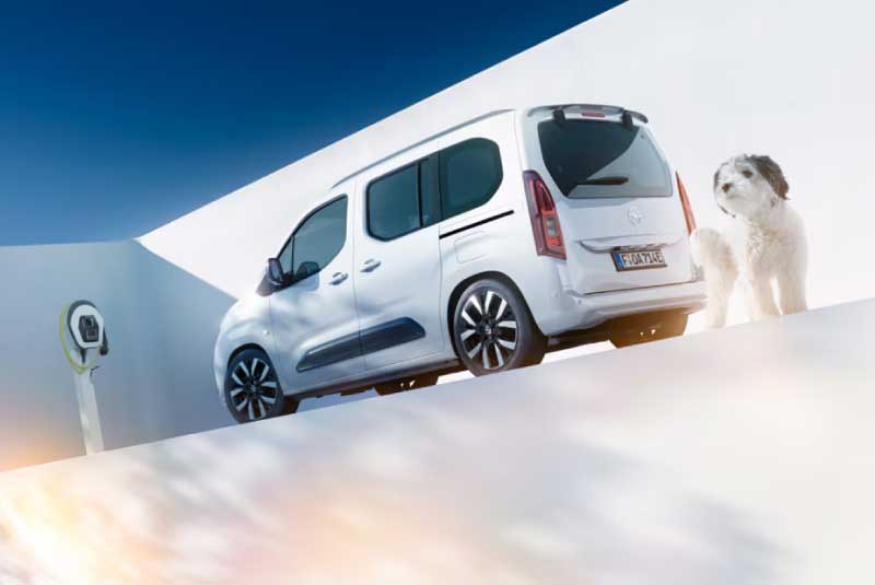 Secção lateral do Novo Opel Combo Electric 2024