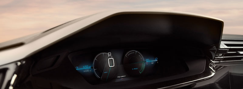 Painel de instrumentos do Novo Peugeot e-408