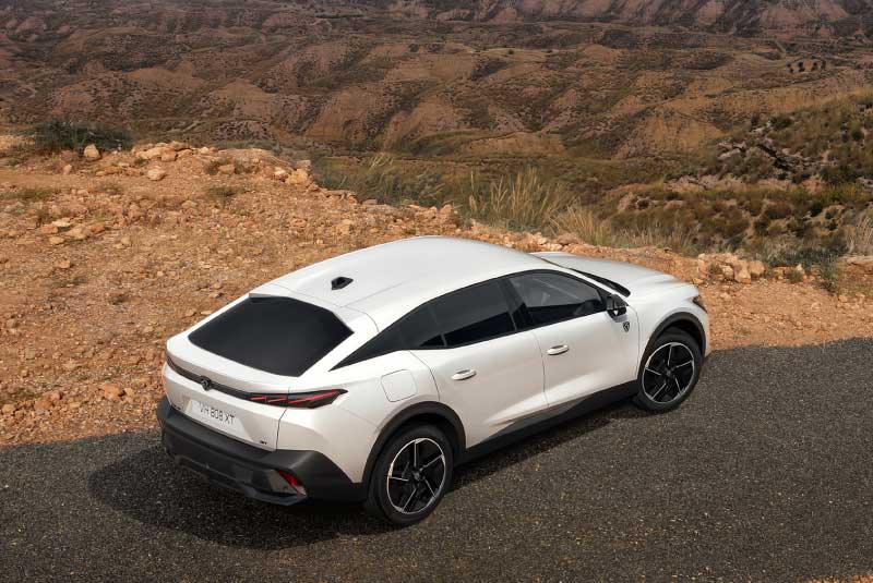 Tejadilho do Novo Peugeot e-408