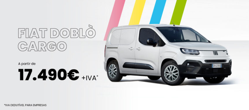Novo Fiat Doblò Cargo a partir de 17.490€ + IVA*