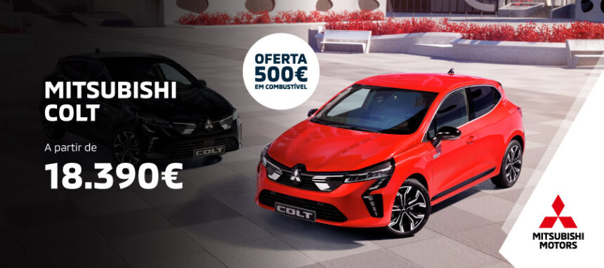 Novo Mitsubishi Colt a partir de 18.390€