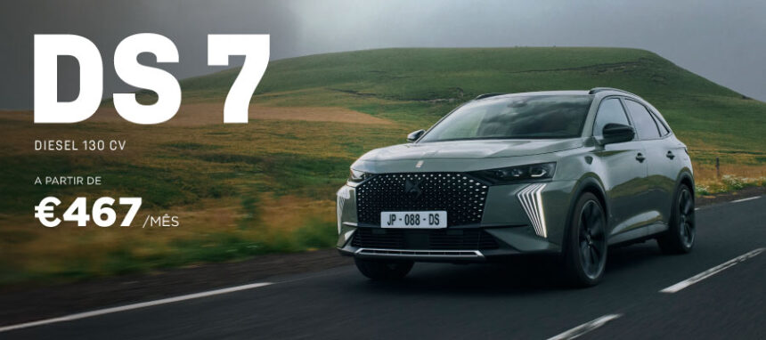 Novo DS 7 desde 467€/mês