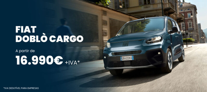 Novo Fiat Doblò Cargo a partir de 16.990€ + IVA*