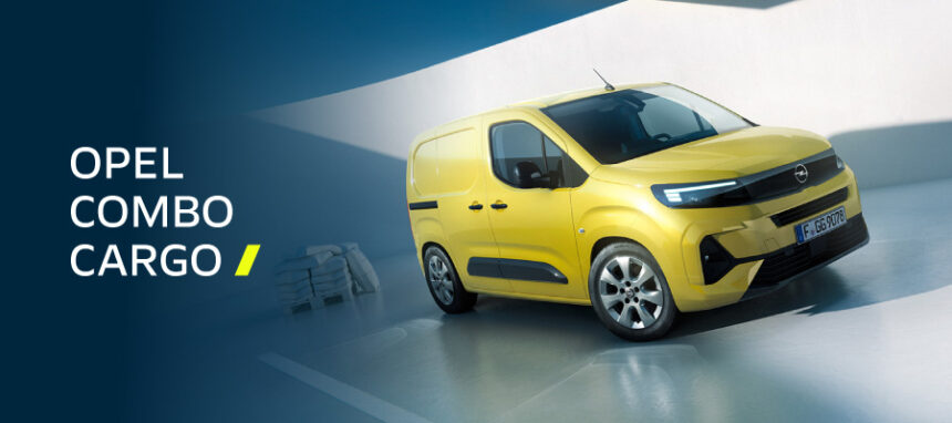 Novo Opel Combo Cargo a partir de 275€/mês + IVA*