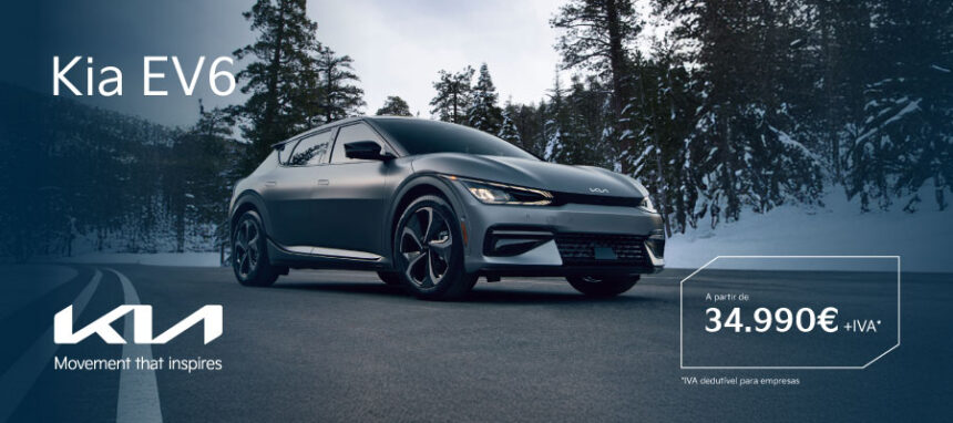 Novo Kia EV6 a partir de 34.990€ + IVA*