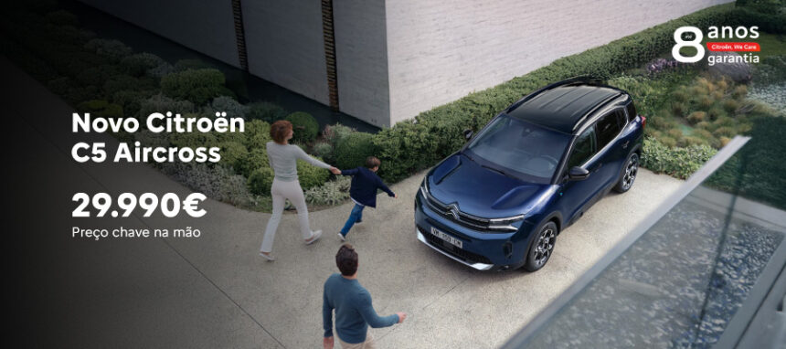 Novo Citroën C5 Aircross por 29.990€