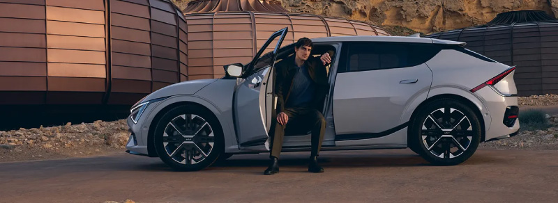Porta lateral do Novo Kia EV6 2025