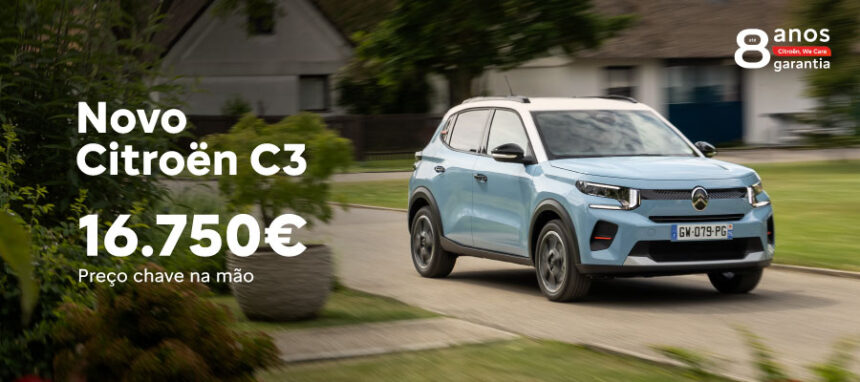 Novo Citroën C3 por 16.750€