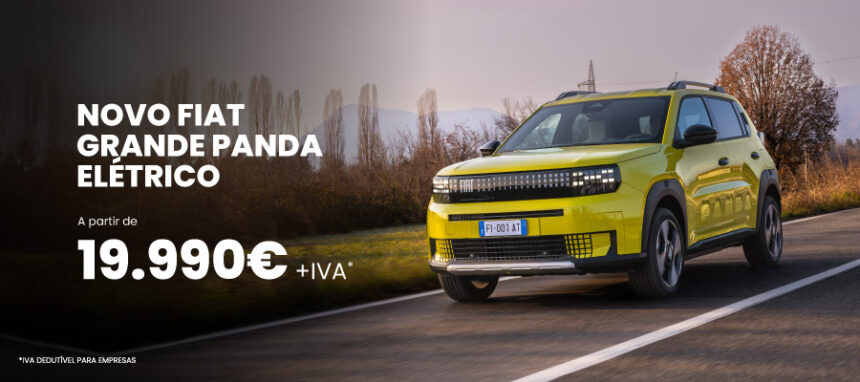 Novo Fiat Grande Panda Elétrico a partir de 19.990€ + IVA*