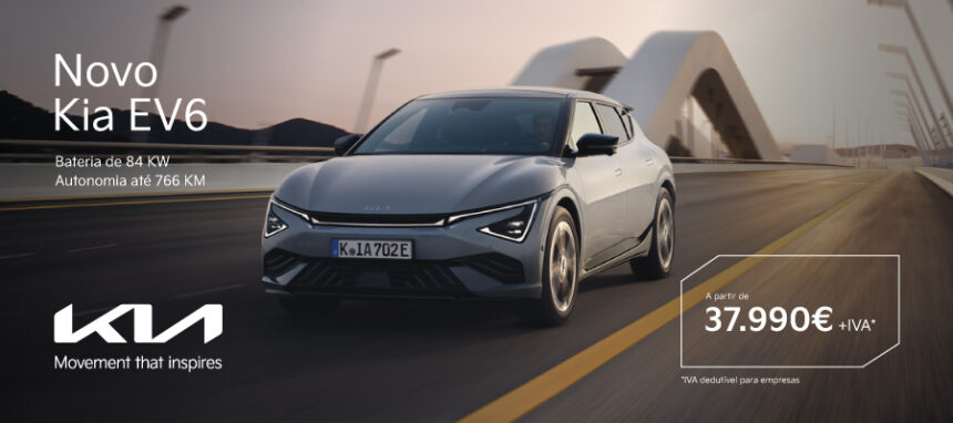 Novo Kia EV6 a partir de 37.990€ + IVA*