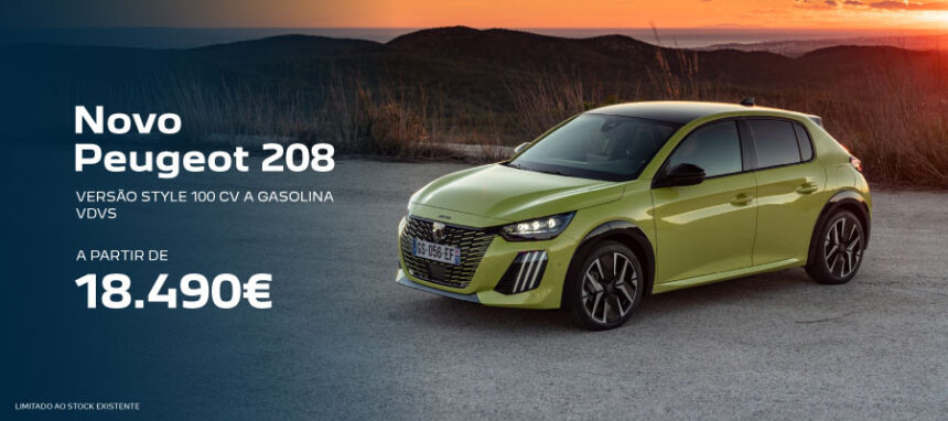 Novo Peugeot 208 a partir de 18.490€