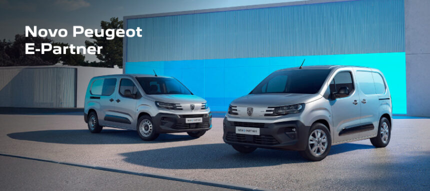 Novo Peugeot e-Partner a partir de 25.000€* ou 382€/mês*
