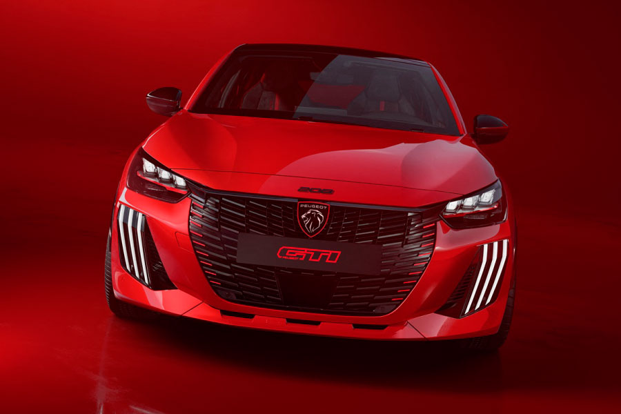 Grelha do Novo Peugeot e-208 GTi