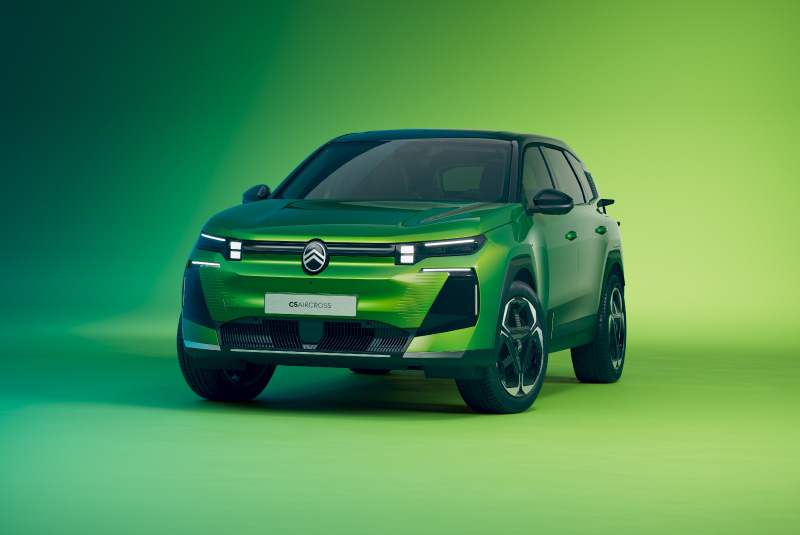Frente do Novo Citroën ë-C5 Aircross 2025