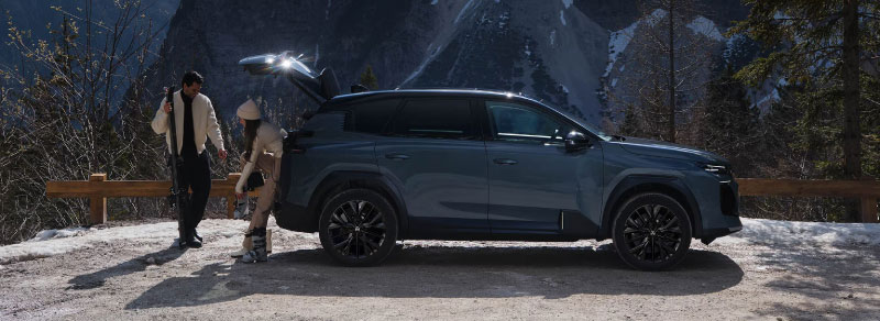 Silhueta do Novo Citroën C5 Aircross Híbrido Plug-in 2025
