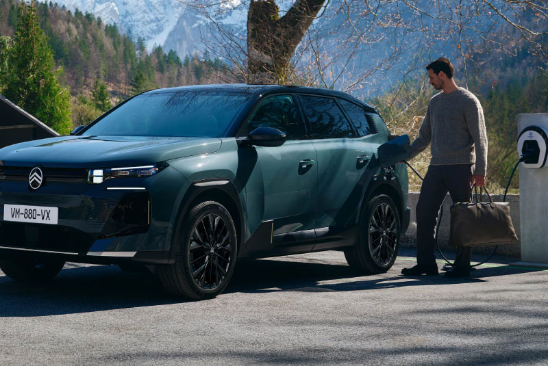 Carregamento rápido do Novo Citroën C5 Aircross Híbrido Plug-in 2025