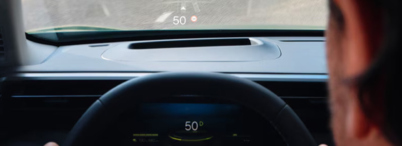 Head-up Display do Novo Citroën C5 Aircross Híbrido 2025