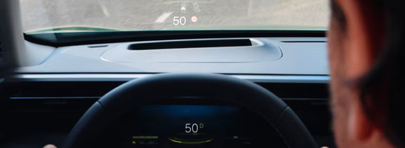 Head up Display do Novo Citroën C5 Aircross Híbrido Plug-in 2025
