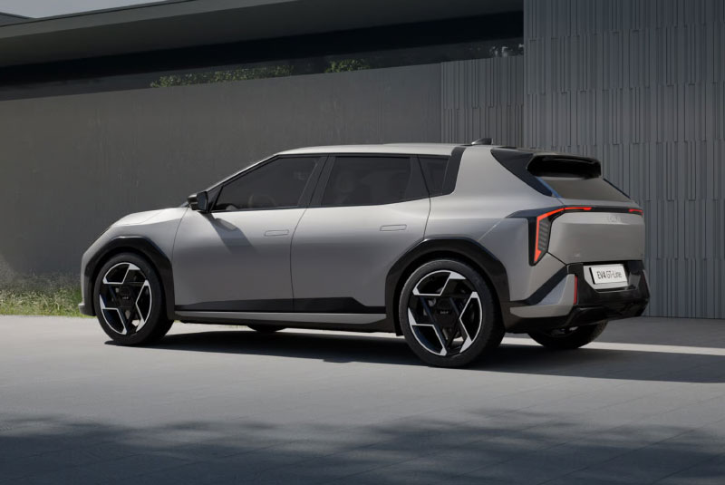 Design lateral do Novo Kia EV4