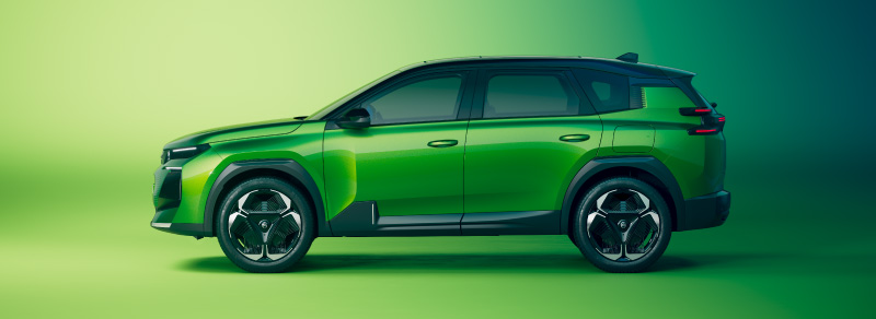Silhueta do Novo Citroën ë-C5 Aircross 2025